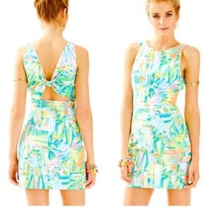 Lilly Pulitzer Tropical Cut Out Courtney Dress